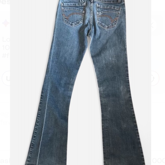Vintage Bongo Milan Low Rise Boot Cut Denim Jeans - Picture 2 of 5